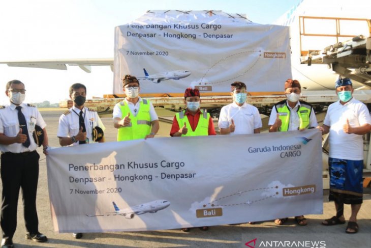 Gubernur lepas penerbangan kargo Garuda rute Denpasar-Hong Kong