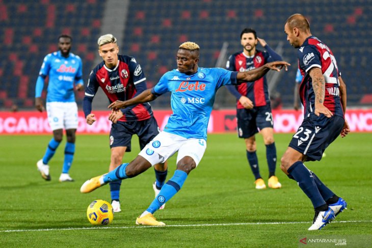Liga Italia, gol semata wayang Osimhen bawa Napoli menang 1-0 atas Bologna