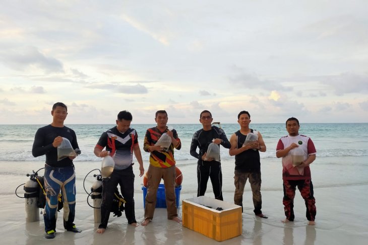 Polres Bangka Barat tebar