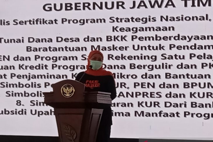 Gubernur Khofifah tetap enggan komentari surat usulan pemberhentian Bupati Jember