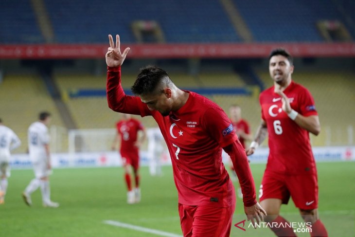 UEFA Nations League: Turki akhirnya petik kemenangan pertama