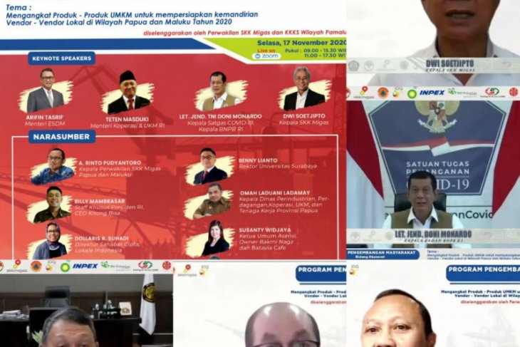 Skk Migas Kkks Pamalu Gelar Webinar Pengembangan Umkm Antara News