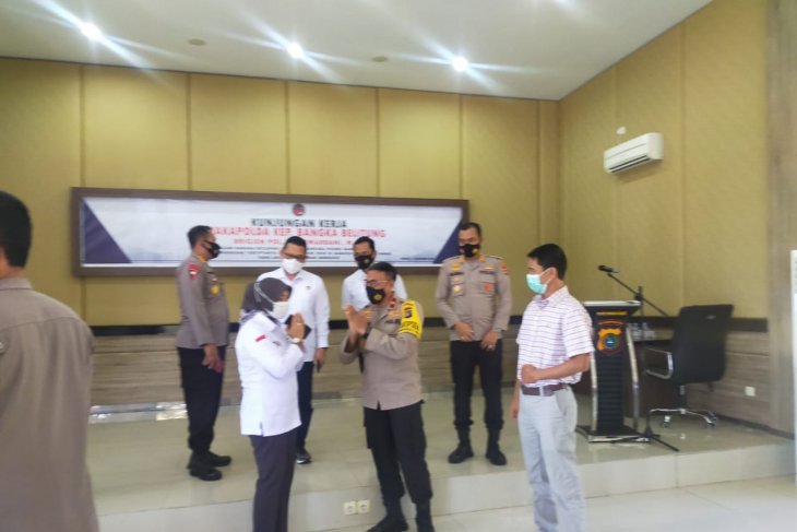Wakapolda Babel cek persiapan pengamanan Pilkada di Bangka Barat