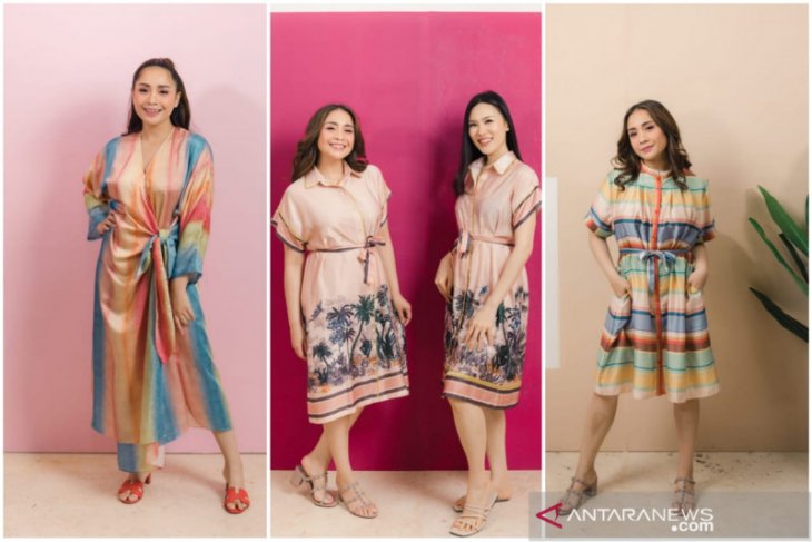 Nagita Slavina-Cynthia Tan luncurkan koleksi baju tidur