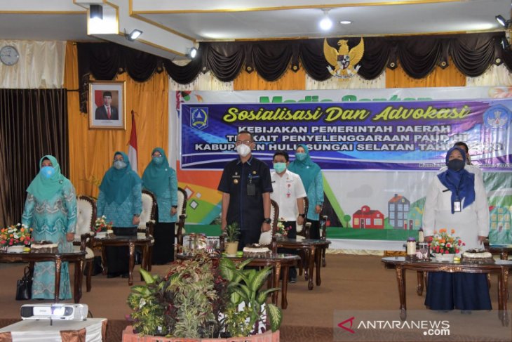 Sosialisasi dan advokasi PAUD Holistik Integratif secara Virtual di HSS