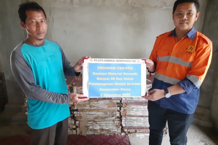 PT CMI bantu pembangunan rumah ibadah di Kecamatan Marau