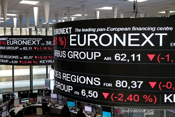 Indeks saham Prancis CAC 40 Rabu berakhir datar
