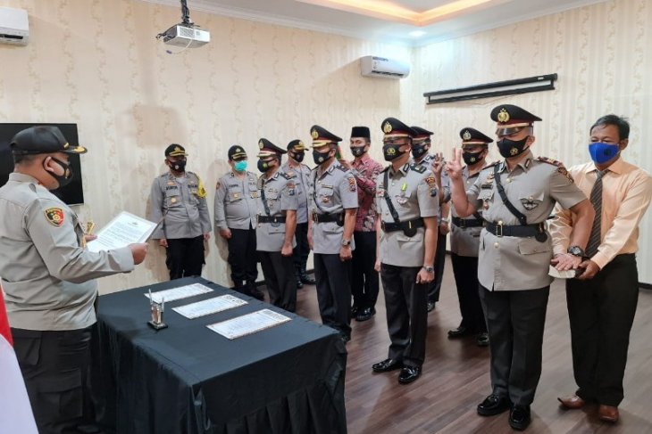 Polres Simalungun upacara sertijab tiga jabatan
