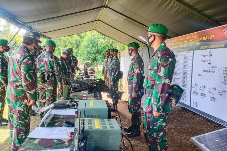 Kasum TNI periksa kesiapan Satgas Pamrahwan Maluku-Malut