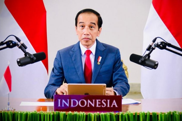 Presiden Jokowi hadiri pertemuan virtual WEF tentang Indonesia