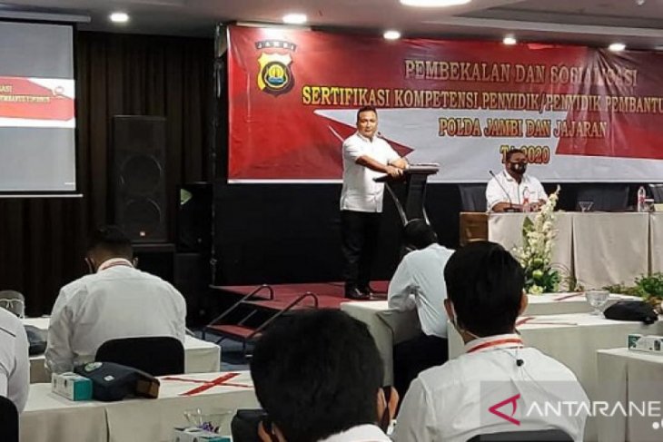 Penyidik Ditreskrimsus Polda Jambi ikut sertifikasi kompetensi