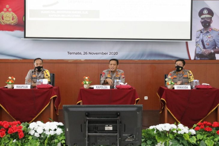 Kapolda Malut instruksikan jajaran mantapkan Kamtibmas pilkada serentak
