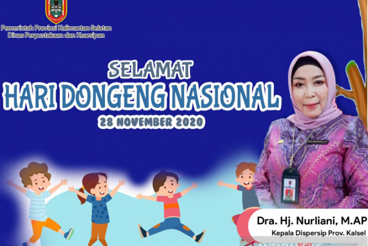 Dispersip Kalsel peringati hari dongeng nasional 2020