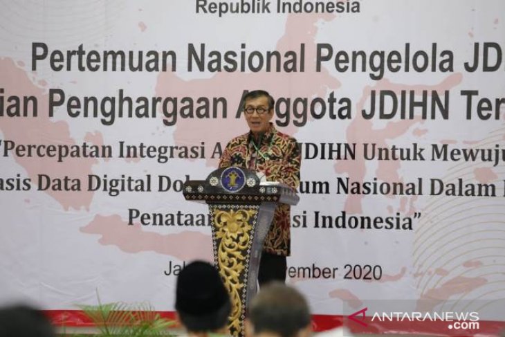 Pemprov Kepulauan Bangka Belitung Raih JDIH Awards Terbaik III Tahun 2020