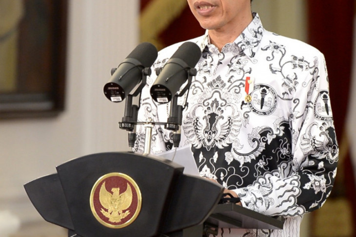 Presiden apresiasi dan sampaikan terima kasih pada guru