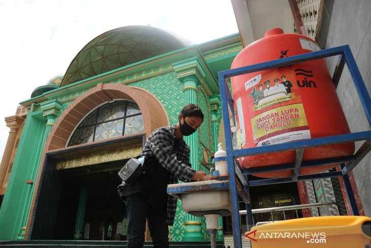 Penerapan protokol kesehatan di Masjid Jami Kota Mojokerto