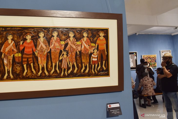 Pelukis Yogyakarta pameran di Madiun