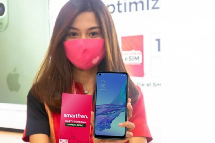 Pakai kartu perdana Smartfren di Oppo A53 dapat bonus 384 GB