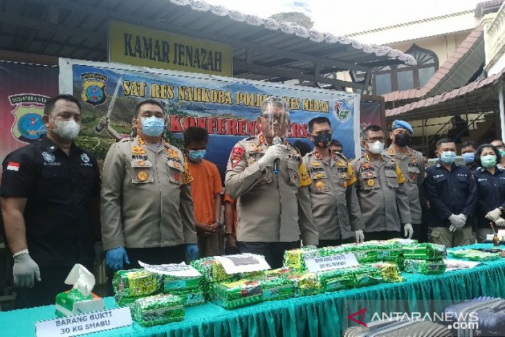 Polisi ungkap jaringan baru narkotika Malaysia-Aceh-Medan-Palembang