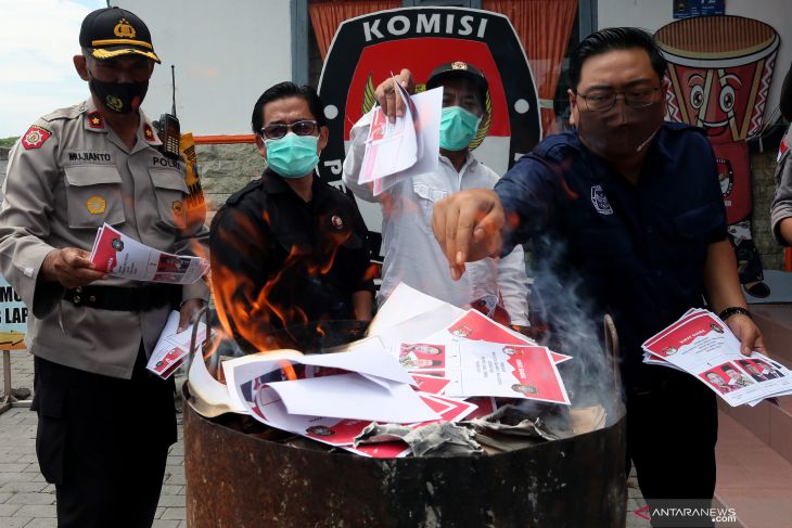 Pemusnahan surat suara rusak