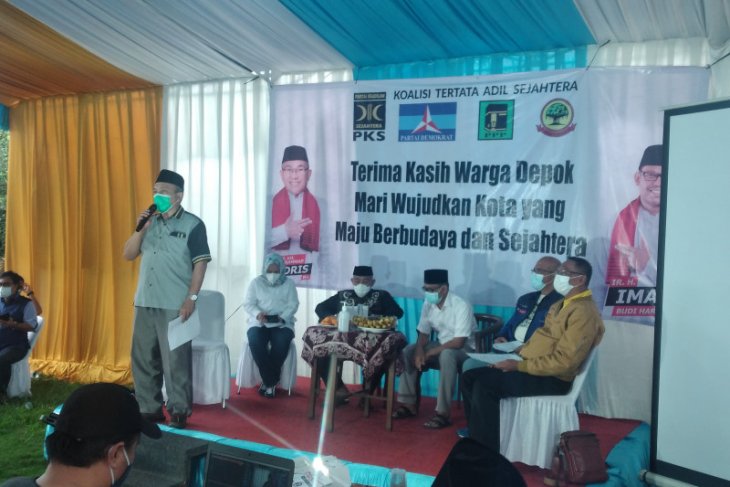 Pasangan Idris-Imam klaim unggul hitung cepat 55,38 persen di Pilkada Depok
