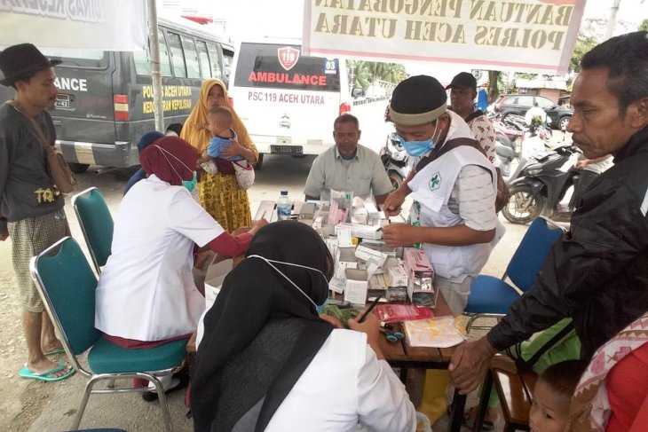 Korban banjir di Aceh Utara keluhkan gatal- gatal dan ISPA