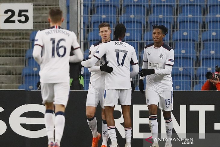 Rangers puncaki Grup D Liga Europa setelah menangi laga pemungkas