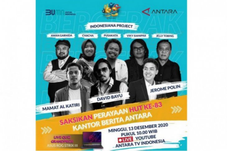 Sejumlah artis meriahkan HUT Ke-83 Kantor Berita ANTARA