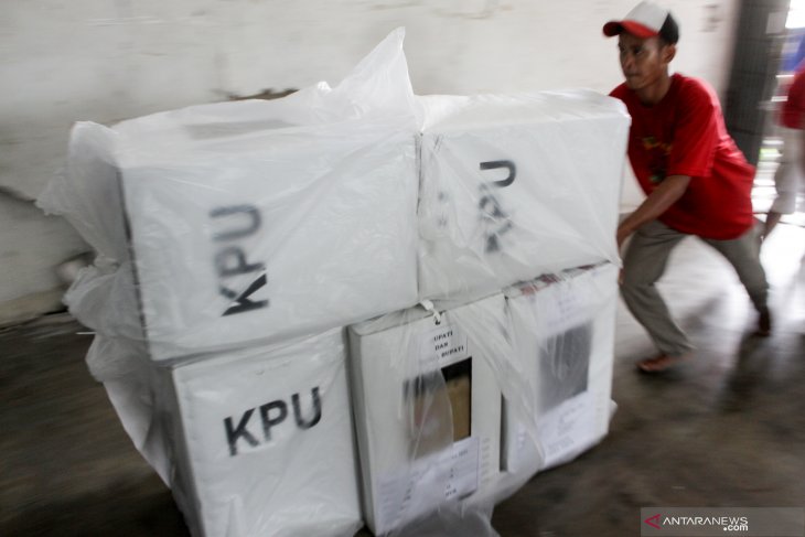 Persiapan pleno terbuka rekapitulasi tingkat Kabupaten