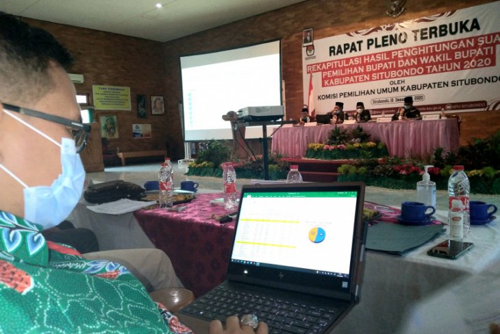 Pilkada Situbondo: Rekapitulasi KPU nyatakan paslon