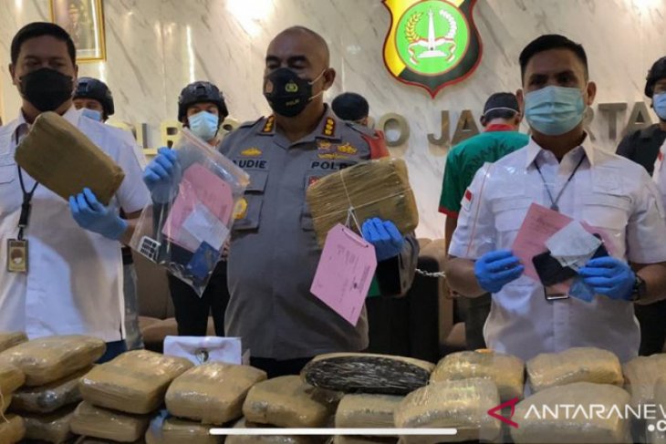 Polisi gagalkan peredaran 173 kg ganja