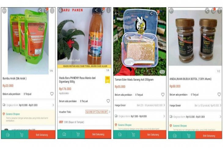 Produk UMKM binaan Toba Pulp Lestari sudah dijual secara daring