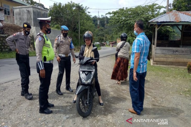 190 warga tak patuh Prokes di wilkum Polres Tapsel terjaring operasi yustisi