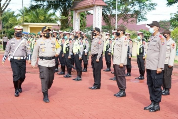 Polres Simalungun gelar pasukan Operasi Lilin Toba 2020