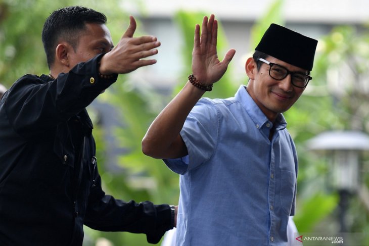 Sandiaga sempat rancu antara pesan