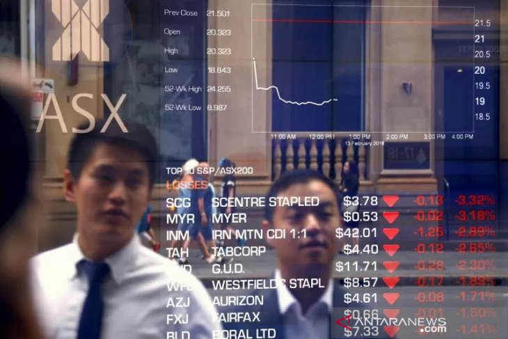 Saham Australia merosot karena imbal hasil obligasi meningkat