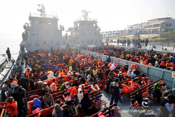 Ribuan pengungsi Rohingya kembali dikirim ke Bhasan Char