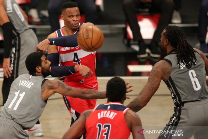 Dunk Bryant membawa Wizards tenggelamkan Nets