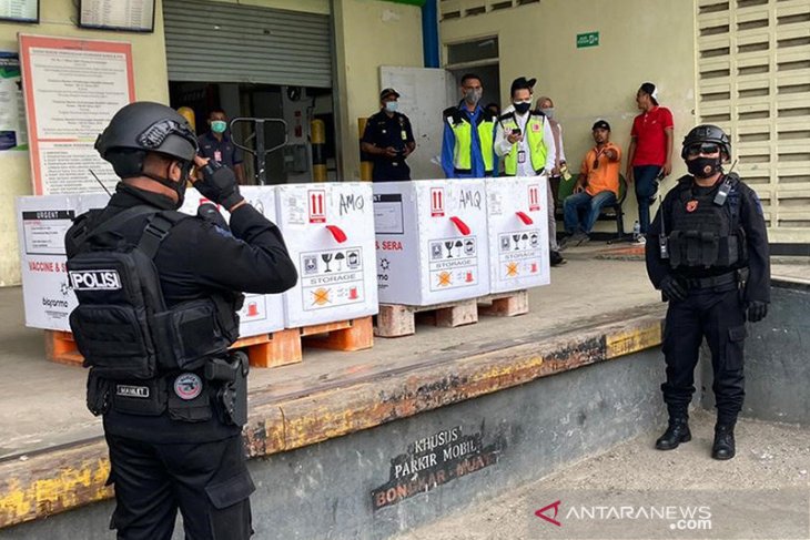 Pemkot Ambon terima 7.280 dosis vaksin COVID-19