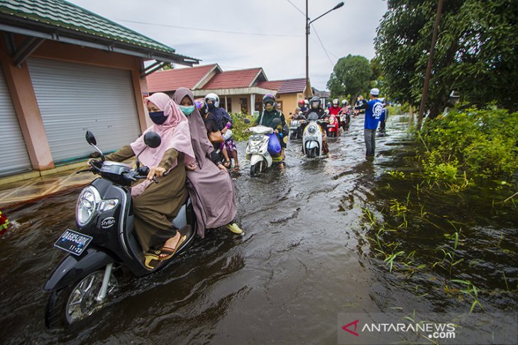 Banjir Akibat Luapan Sungai Martapura