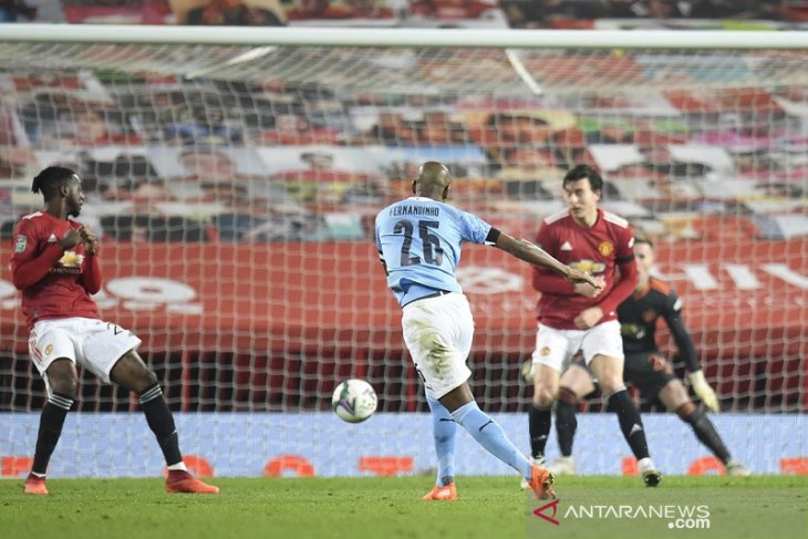 Atasi MU, Manchester City tantang Tottenham final Piala Liga