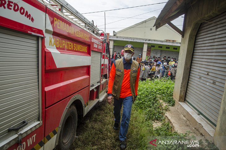 Kepala BNPB tinjau longsor Sumedang 