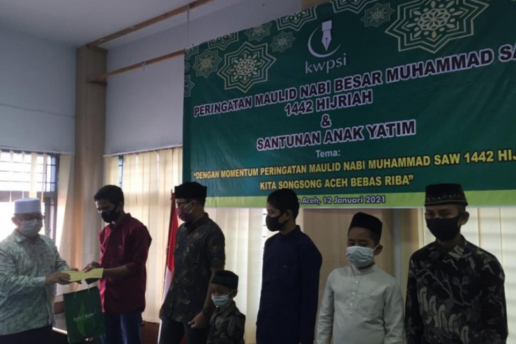 KWPSI santuni anak yatim dari kalangan wartawan