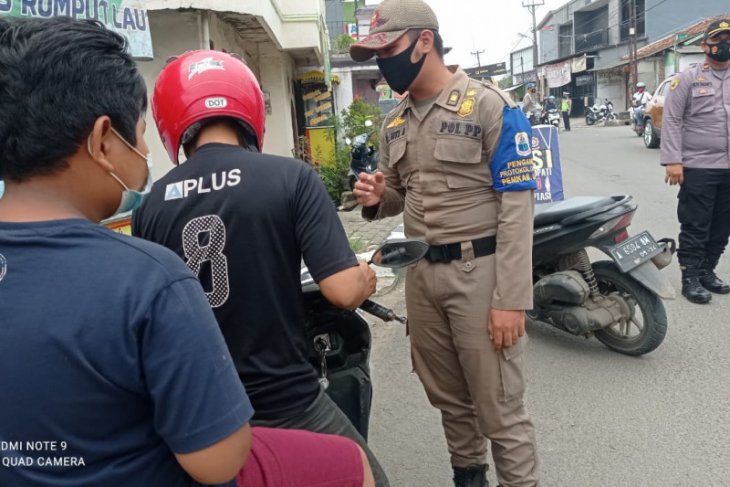 Pemkab Lebak tindak 574 pelanggar protokol kesehatan selama PSBB