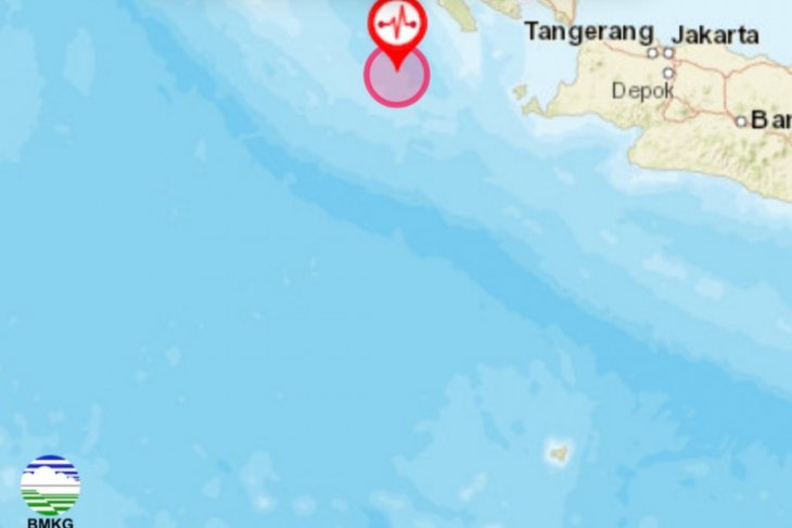 Gempa magnitudo 5,4 di Pesisir Barat Lampung tak berpotensi tsunami
