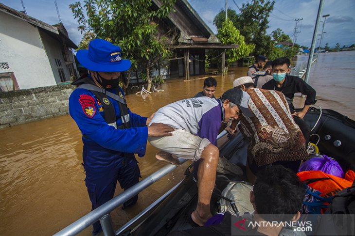10 Kabupaten/Kota Terdampak Banjir di Kalimantan Selatan