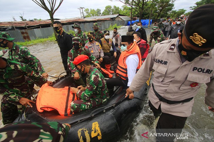 Panglima TNI Tinjau Lokasi Banjir di Kalsel