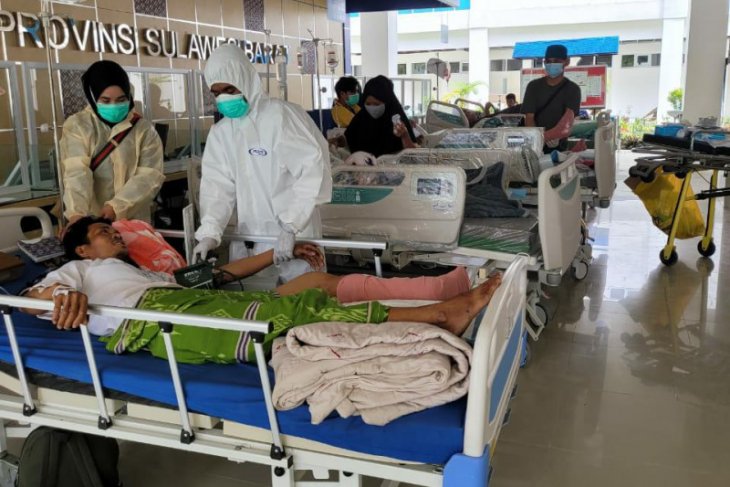 84 orang meninggal akibat gempa magnitudo 6,2 di Sulbar