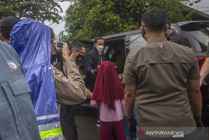 Presiden Tinjau Langsung Banjir di Kalsel