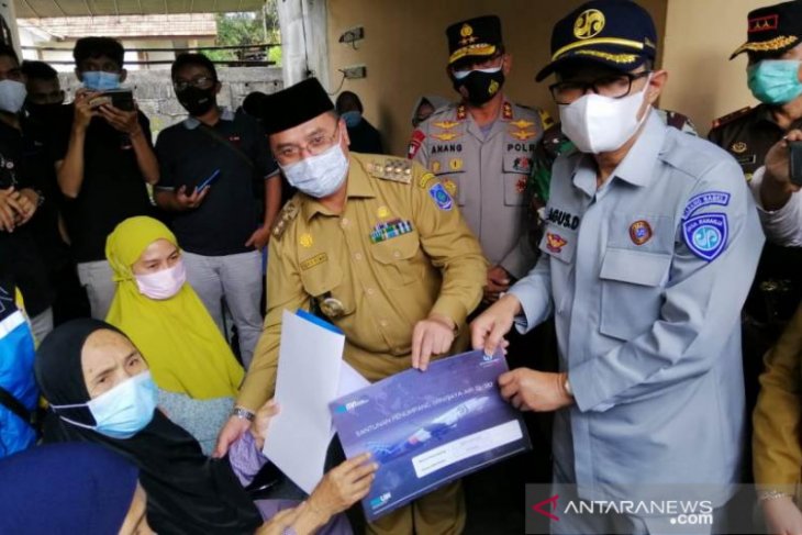Jasa Raharja Babel Serahkan Santunan Korban Sriwijaya Air Sj-182